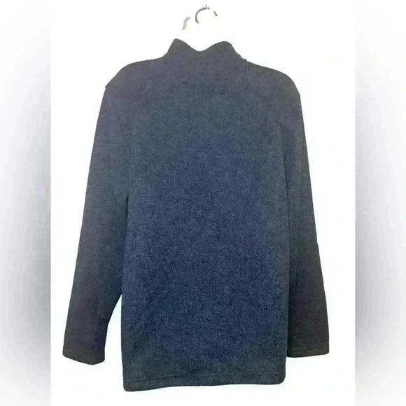 Izod Men’s Blue Quarter Zip Pullover Sweater Size Medium NWT - Picture 3 of 5